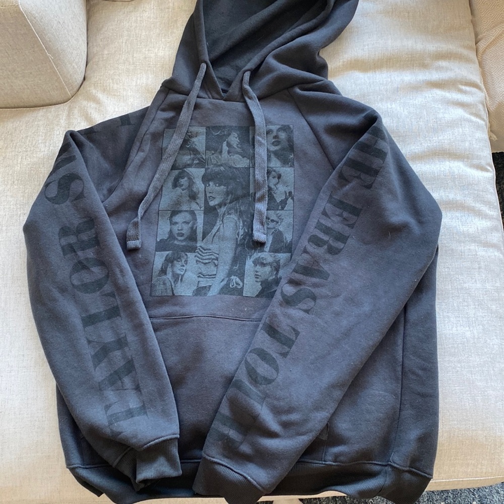 Taylor Swift Eras Tour Black Hoodie - Medium